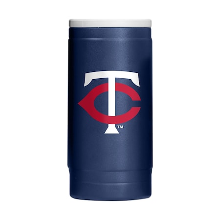 Logo Brands Minnesota Twins Flipside Powder Coat Slim Can Coolie 517-S12PC-34